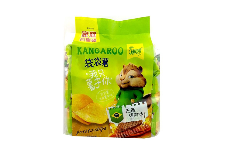 MINNAN KANGAROO POTATO CHIPS BARBECUE FLAVOR 240G